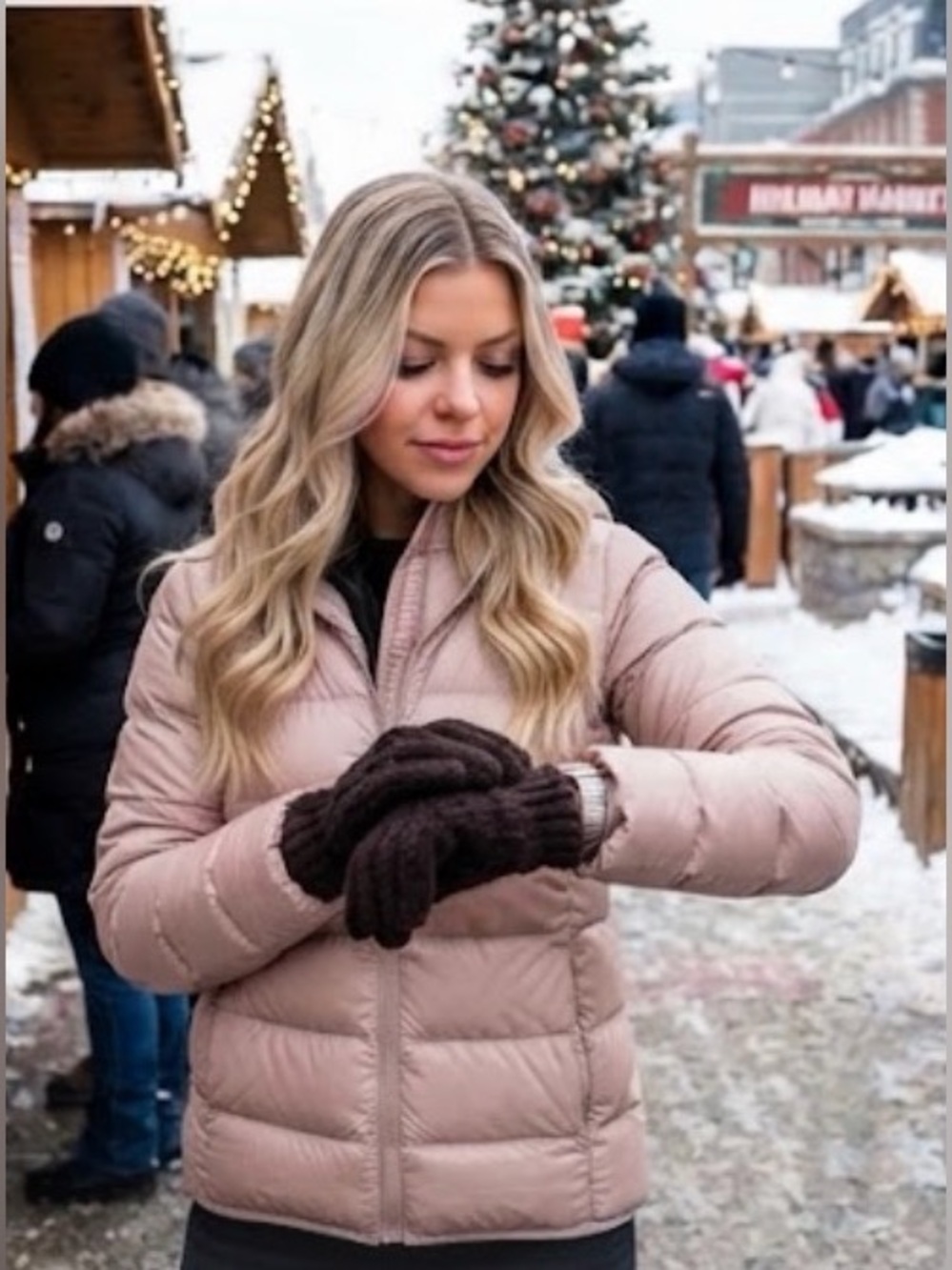 TNA The New Little Puff Coat from Aritzia, Size Large
